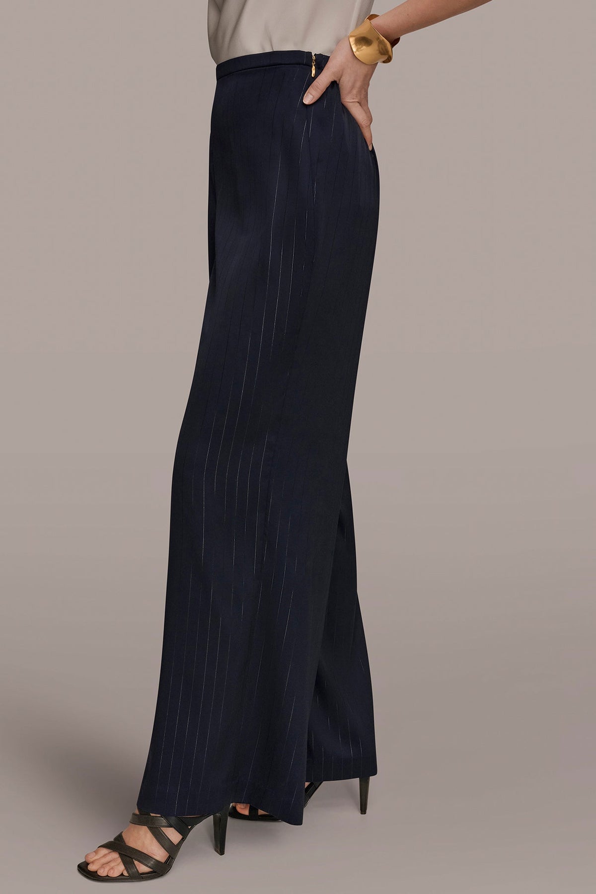 Donna Karan WIDE LEG PULL ON PANT