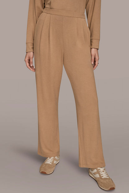 Donna Karan HIGH-RISE PLEATED PANT