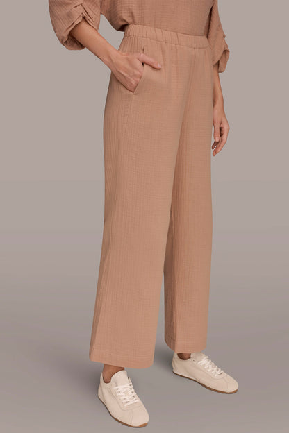 Donna Karan MID-RISE STRAIGHT-LEG PANT
