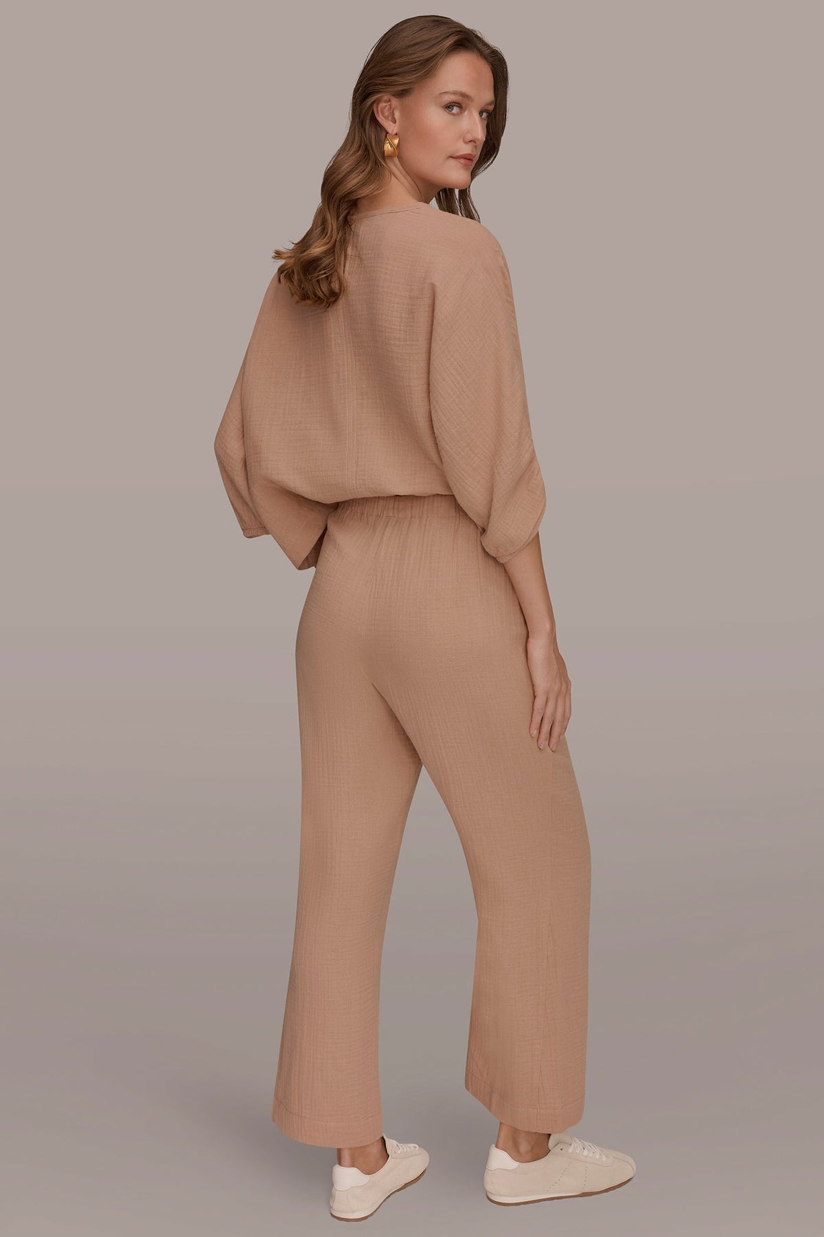 Donna Karan MID-RISE STRAIGHT-LEG PANT
