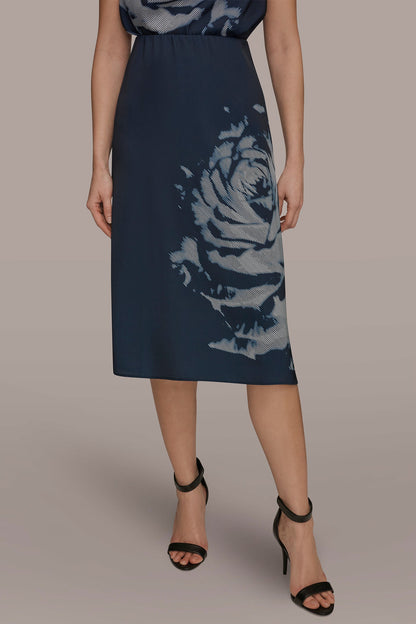 Donna Karan FLORAL SUIT PENCIL SKIRT