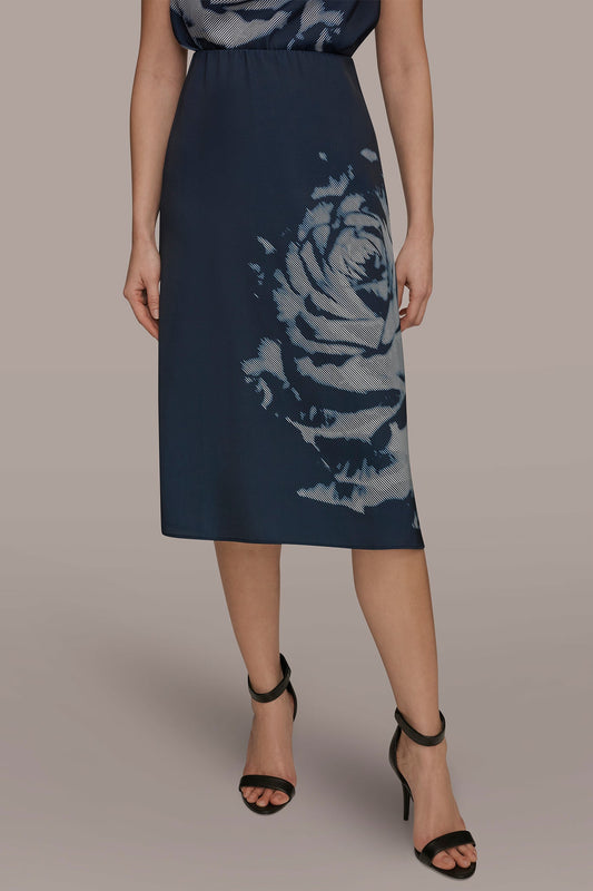 Donna Karan FLORAL SUIT PENCIL SKIRT