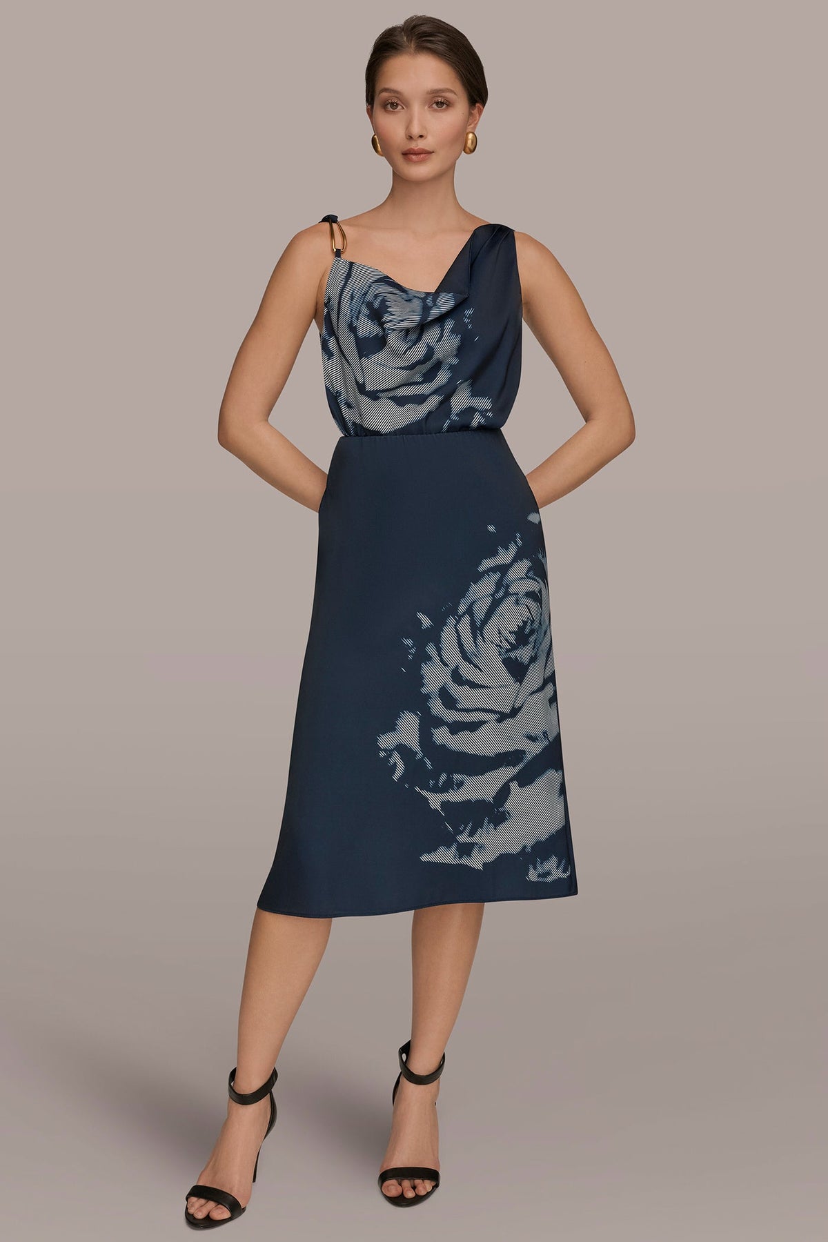 Donna Karan FLORAL SUIT PENCIL SKIRT