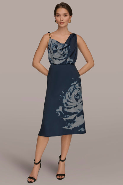 Donna Karan FLORAL SUIT PENCIL SKIRT