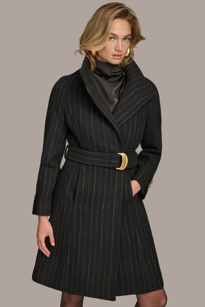 Donna Karan WOOL TRENCH COAT