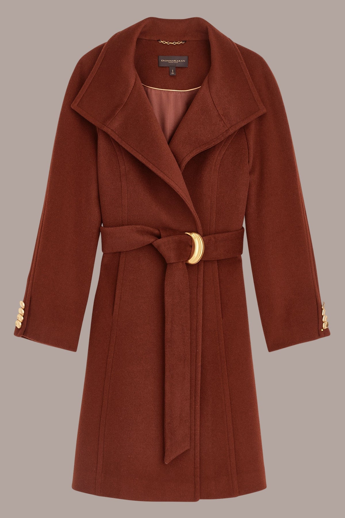 Donna Karan WOOL TRENCH COAT