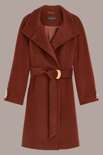 Donna Karan WOOL TRENCH COAT