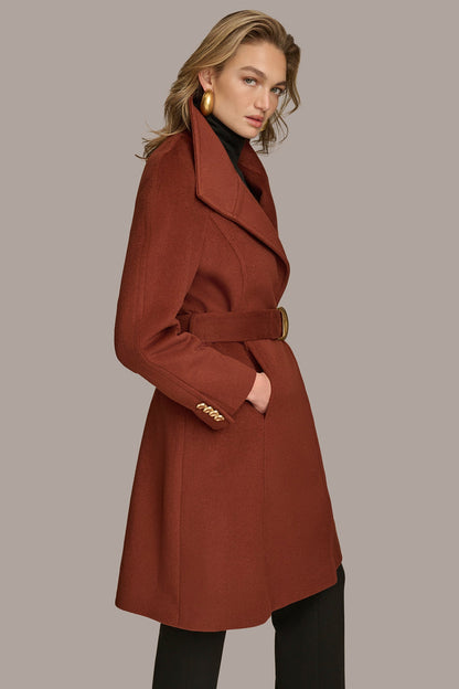 Donna Karan WOOL TRENCH COAT