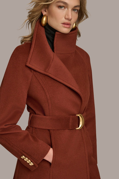 Donna Karan WOOL TRENCH COAT