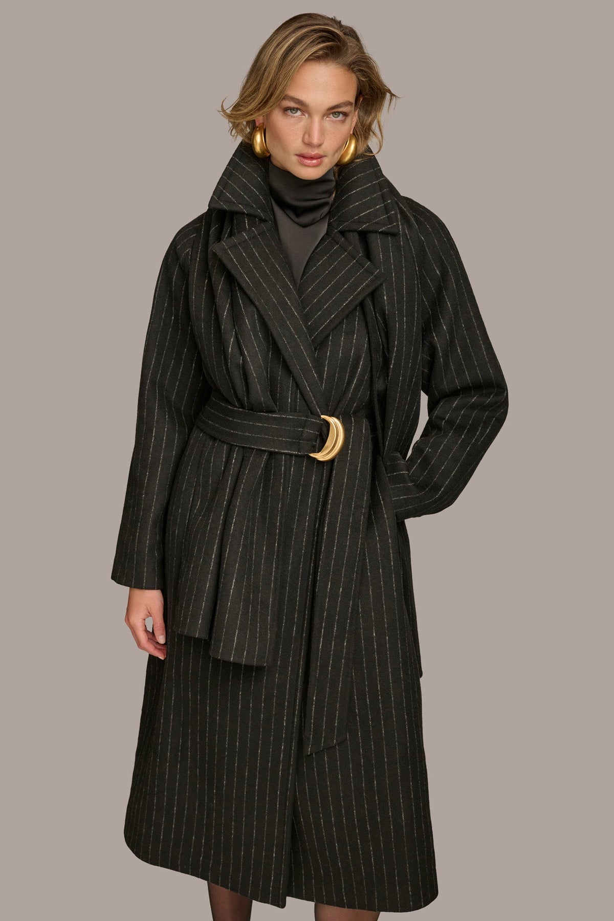 Donna Karan WOOL LONG COAT