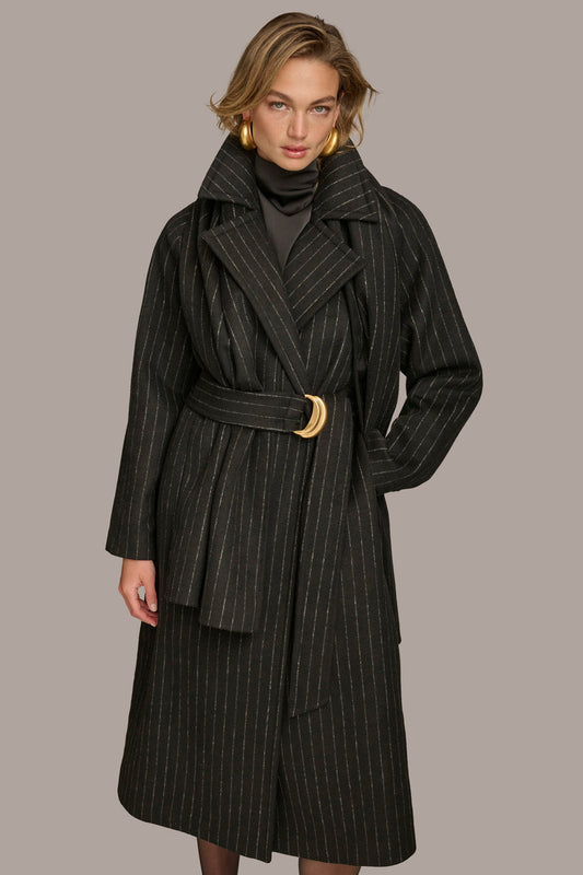 Donna Karan WOOL LONG COAT