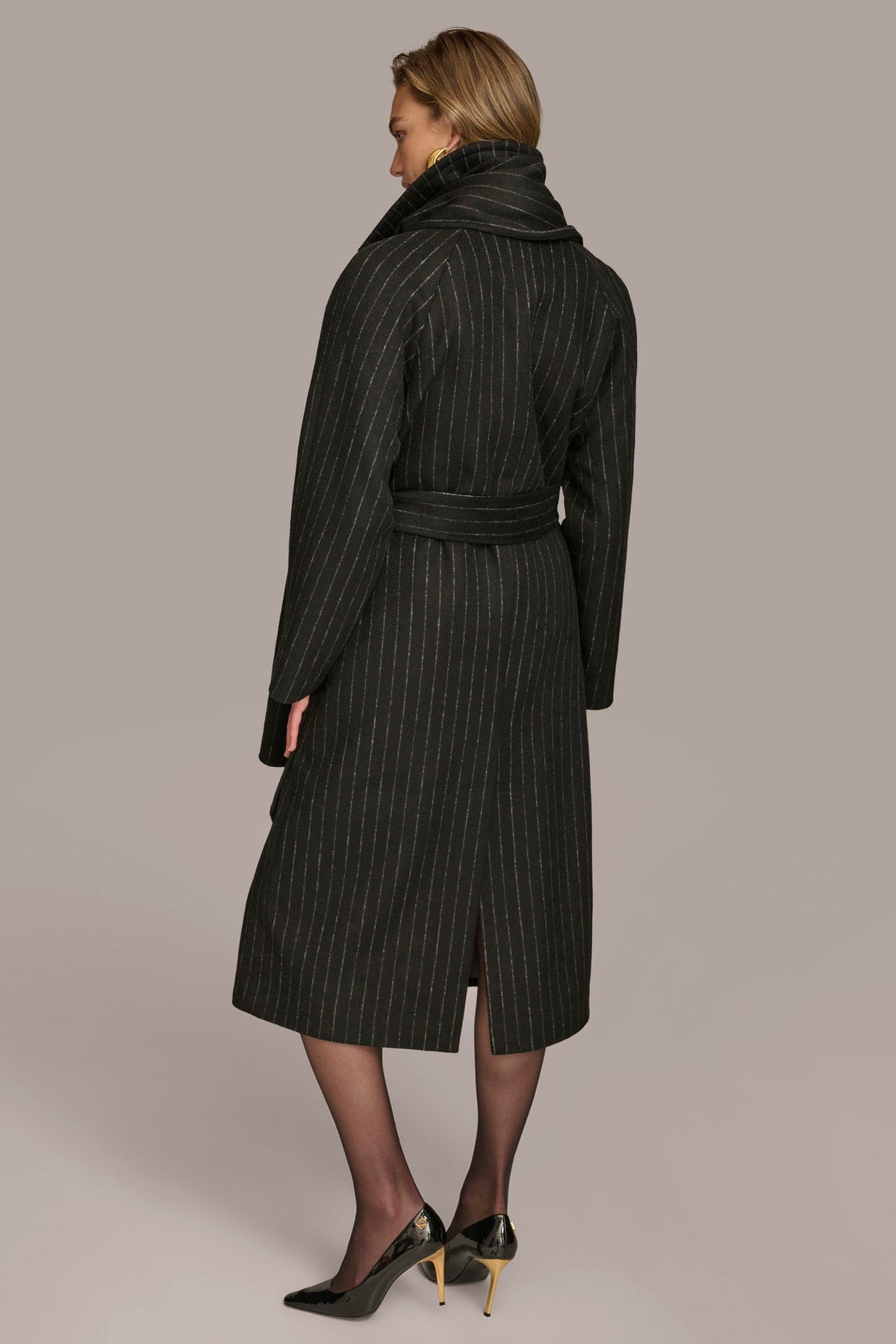 Donna Karan WOOL LONG COAT