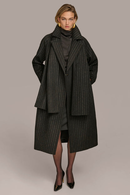 Donna Karan WOOL LONG COAT