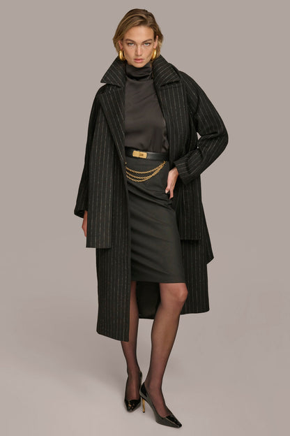 Donna Karan WOOL LONG COAT