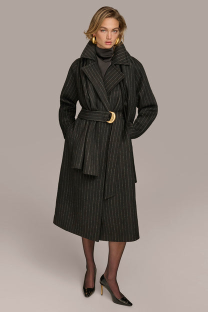 Donna Karan WOOL LONG COAT