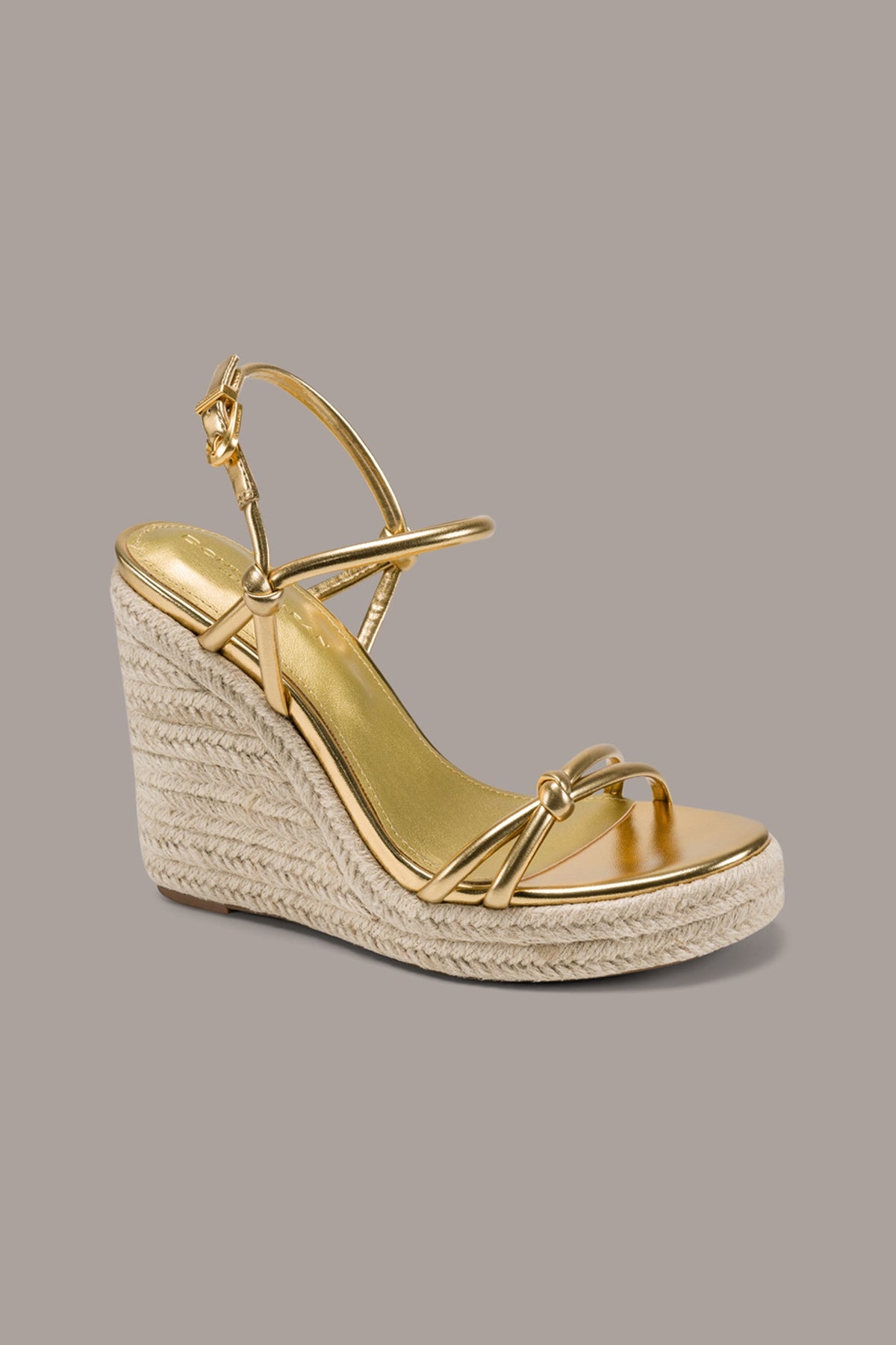 Donna Karan YVETTE ESPADRILLE WEDGE SANDAL