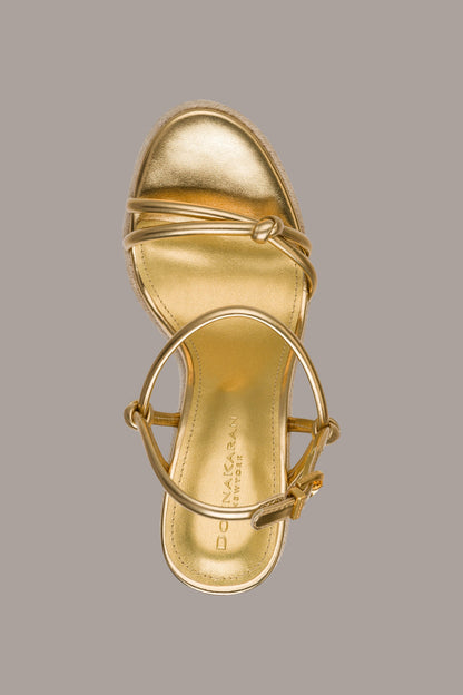 Donna Karan YVETTE ESPADRILLE WEDGE SANDAL