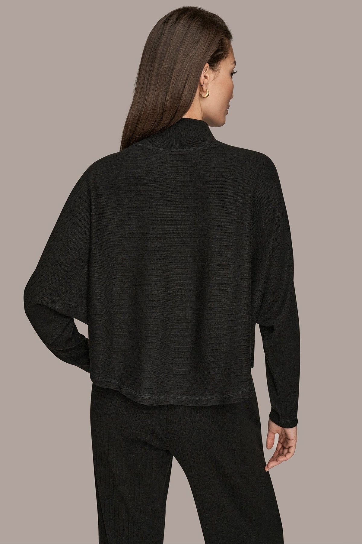 Donna Karan MOCK-NECK TOP