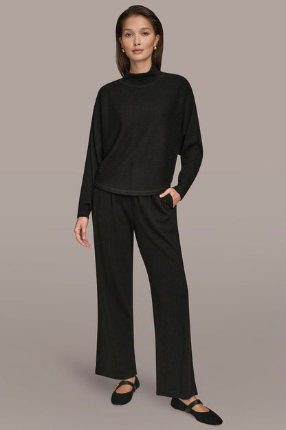 Donna Karan MOCK-NECK TOP