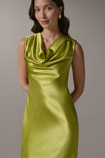Donna Karan SLEEVELESS COWL-NECK GOWN