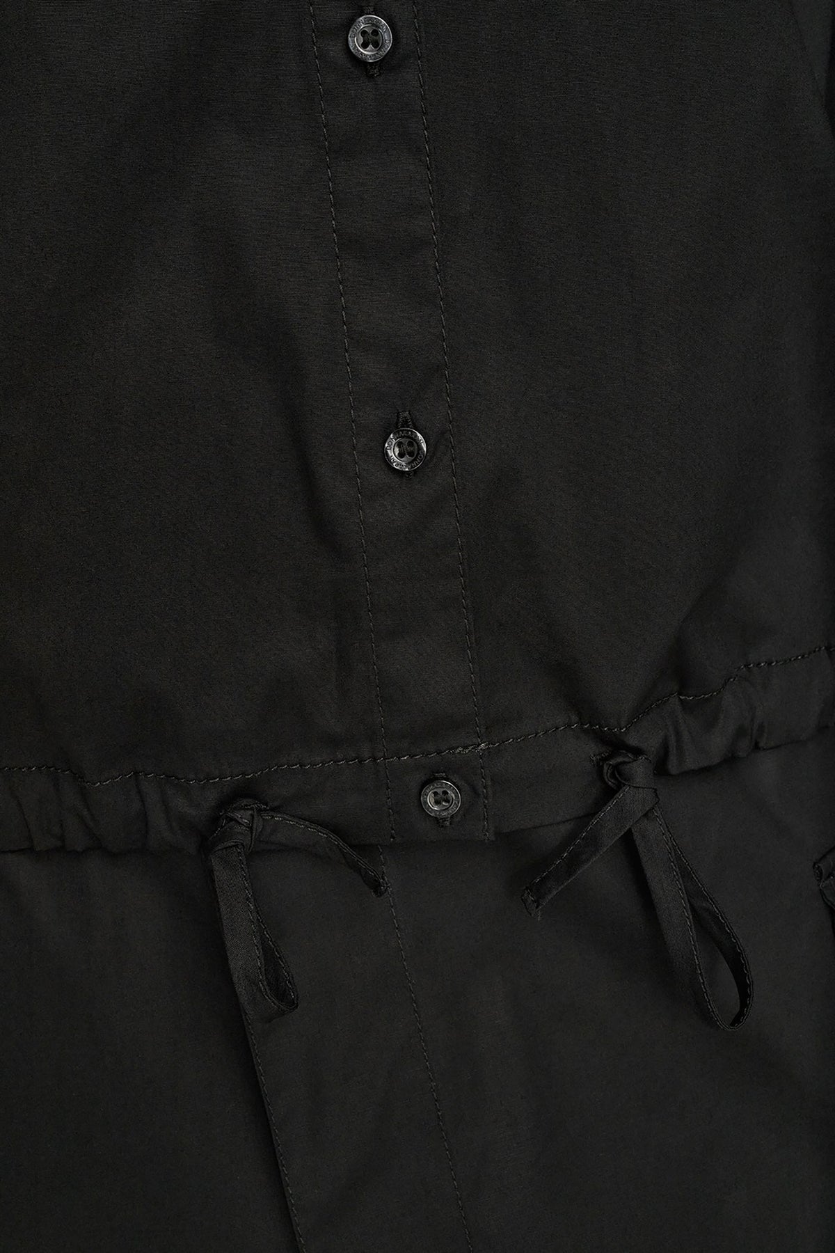 Donna Karan HOODED BUTTON-DOWN SHIRT