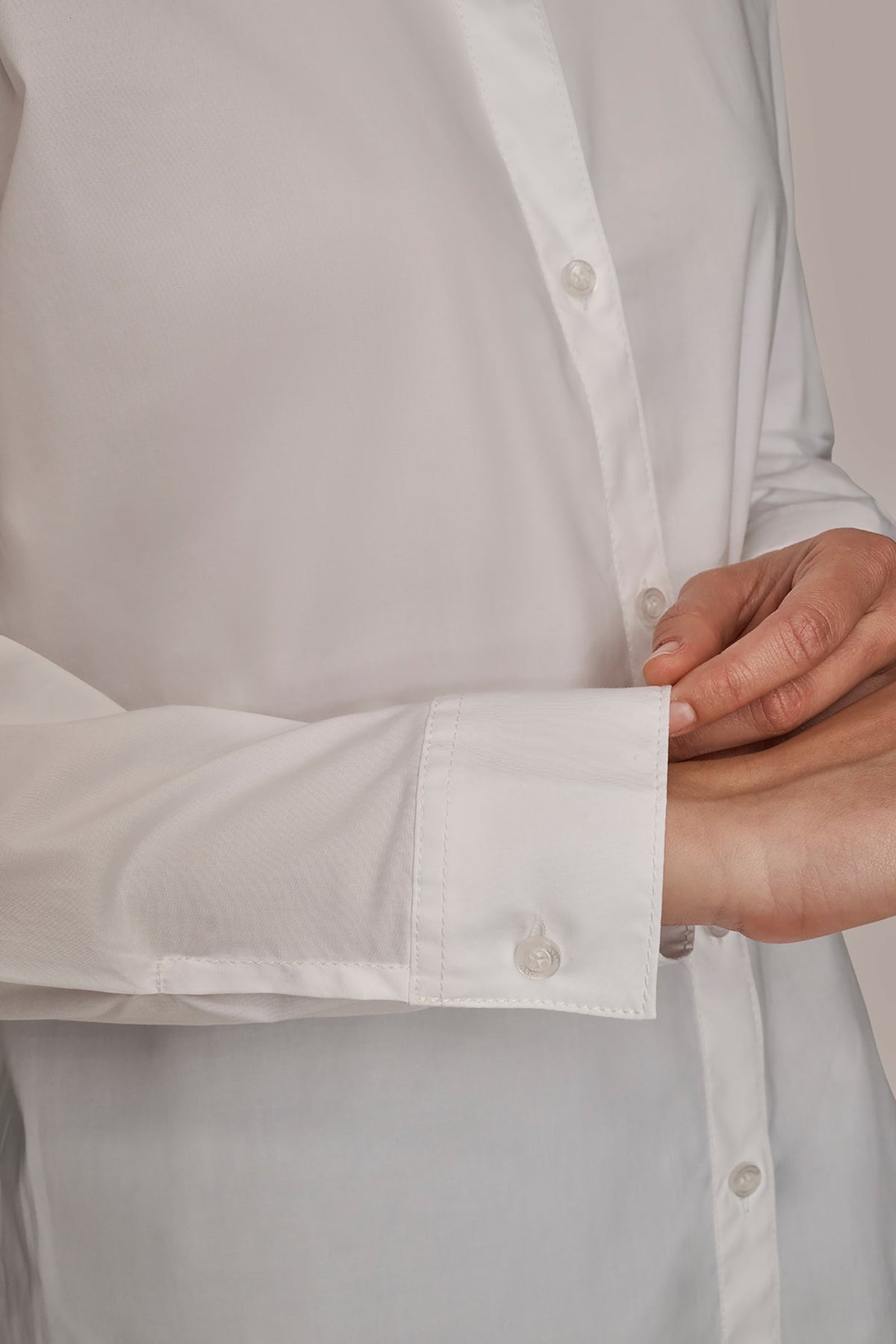 Donna Karan COTTON-POPLIN SHIRT