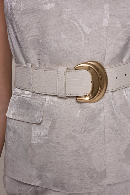 Donna Karan CROPPED CROSSOVER SUIT VEST