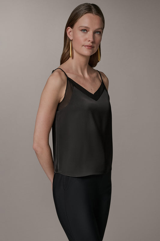 Donna Karan SLEEVELESS V-NECK CAMI