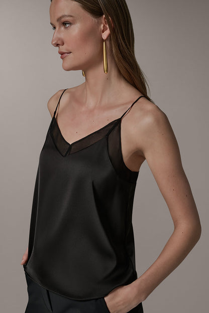 Donna Karan SLEEVELESS V-NECK CAMI