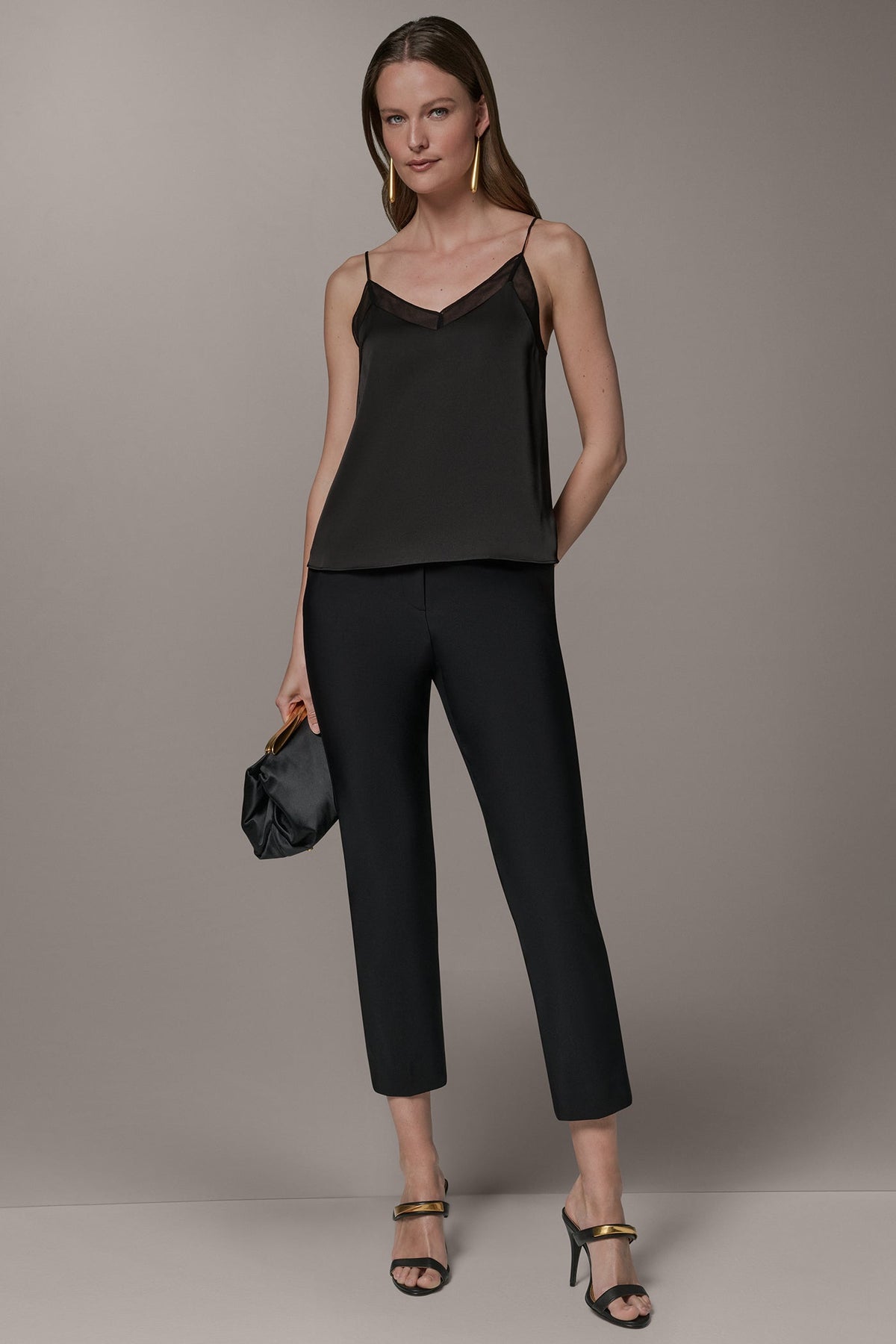 Donna Karan SLEEVELESS V-NECK CAMI
