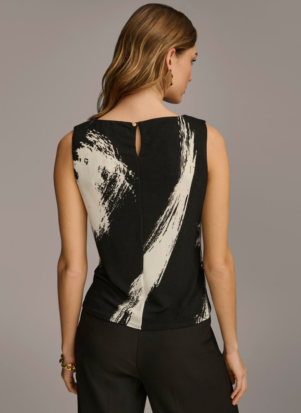 Donna Karan CREW NECK LAYERING KNIT
