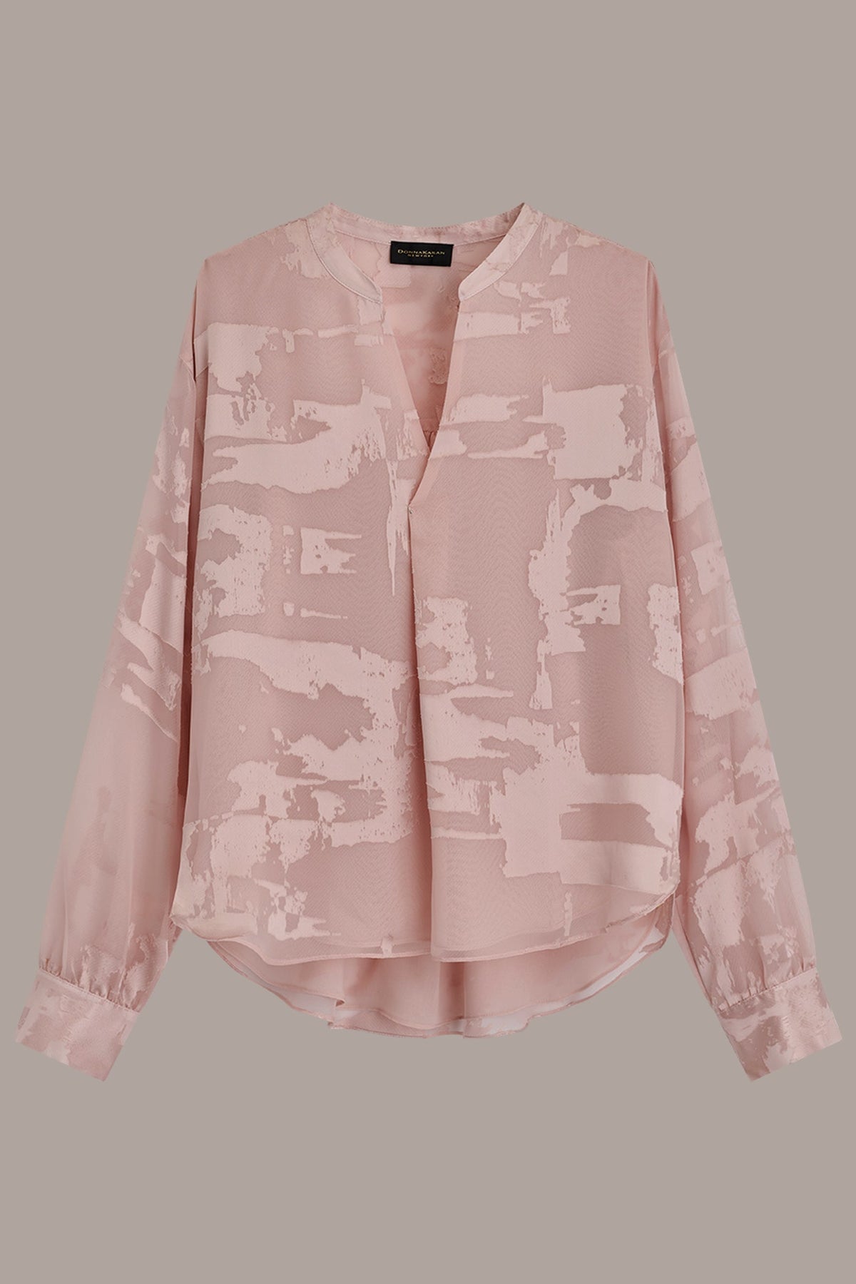 Donna Karan ABSTRACT BURNOUT BLOUSE