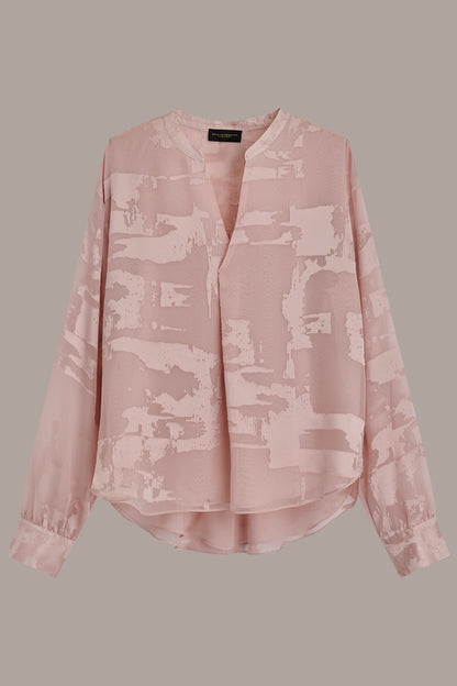 Donna Karan ABSTRACT BURNOUT BLOUSE
