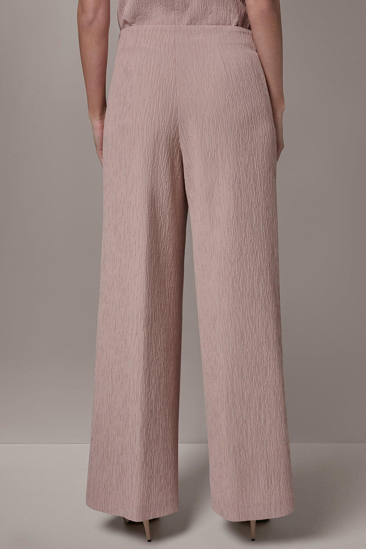 Donna Karan EXTRA HIGH-RISE WIDE-LEG SUIT PANT