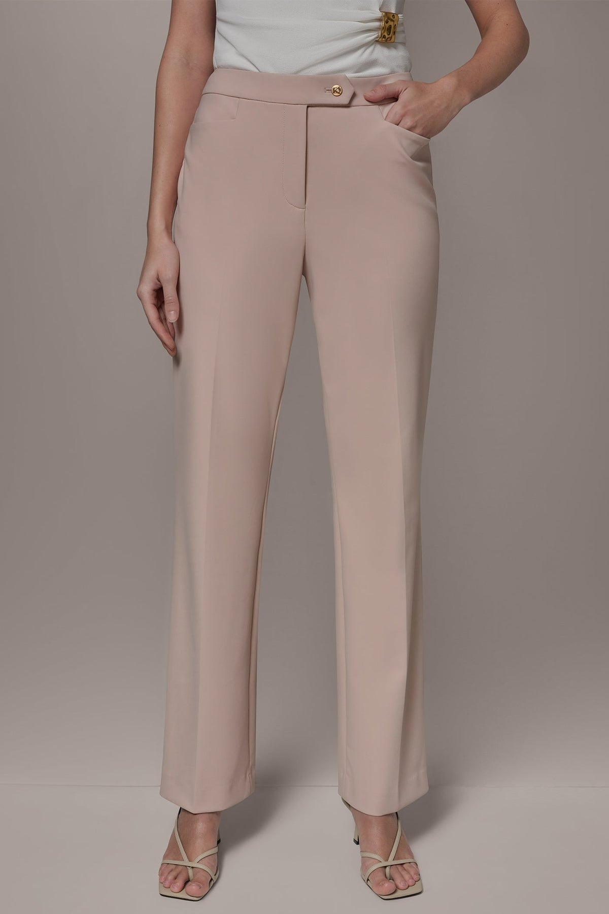 Donna Karan MID-RISE BOOTCUT SUIT PANT