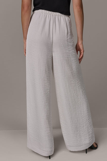 Donna Karan EXTRA HIGH-RISE PLEATED RELAXED PULL-ON PANT