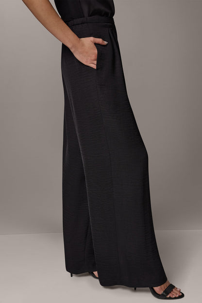 Donna Karan EXTRA HIGH-RISE PLEATED RELAXED PULL-ON PANT