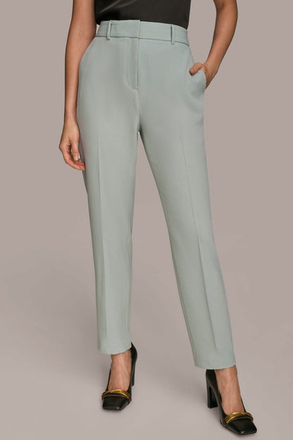 Donna Karan HIGH-RISE STRAIGHT-LEG PANT