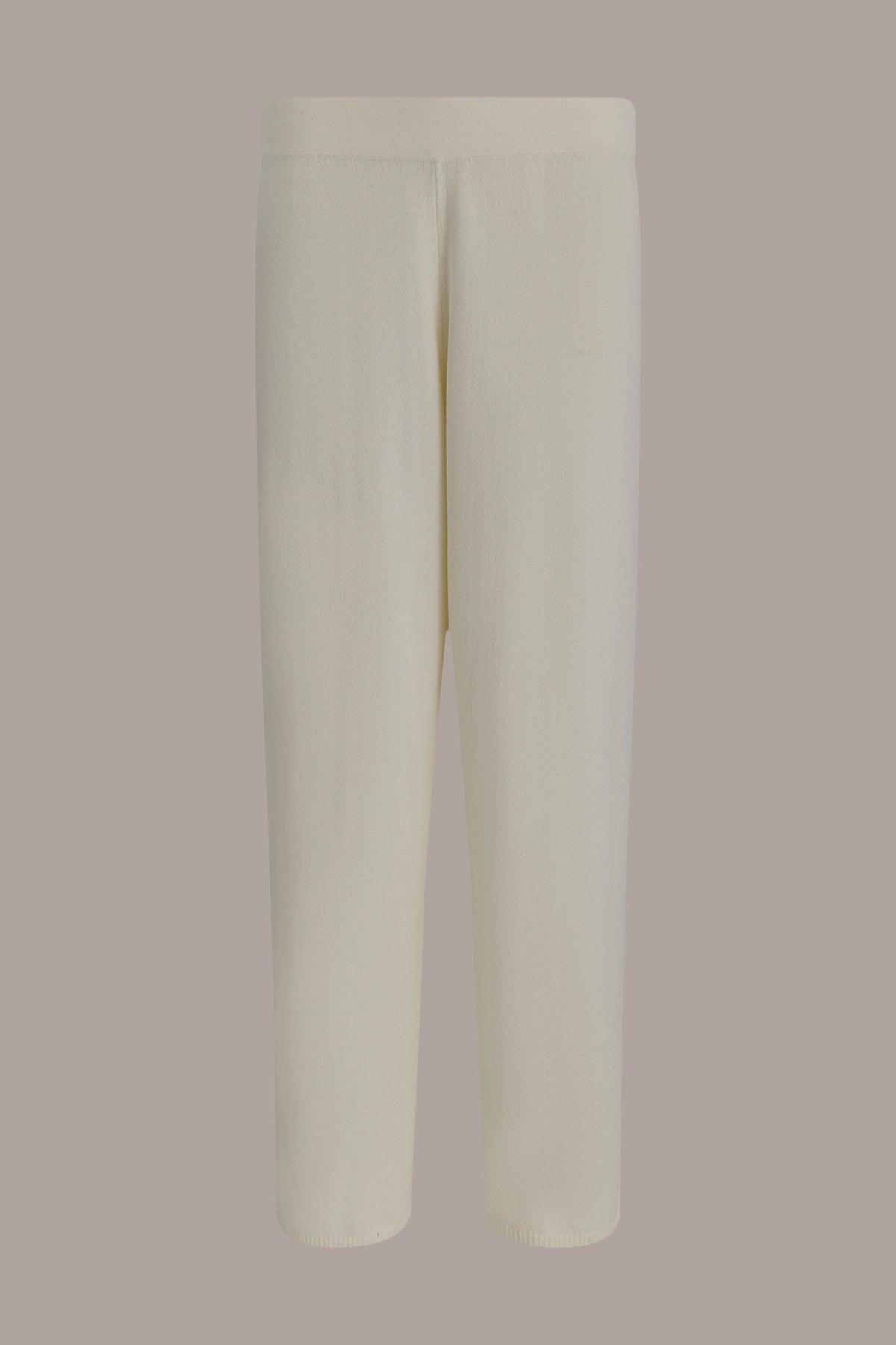 Donna Karan HIGH-RISE WIDE-LEG SWEATER ANKLE PANT