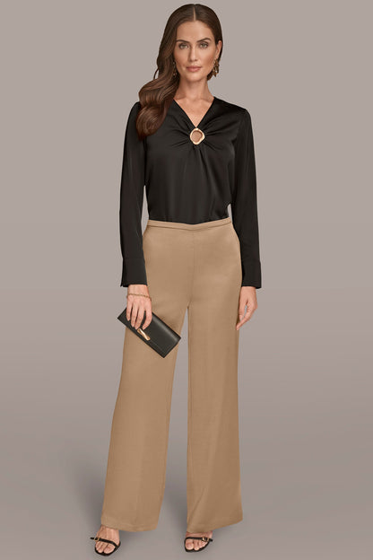 Donna Karan WIDE LEG PULL ON PANT