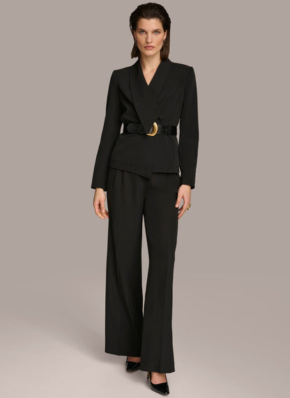 Donna Karan BELTED BLAZER