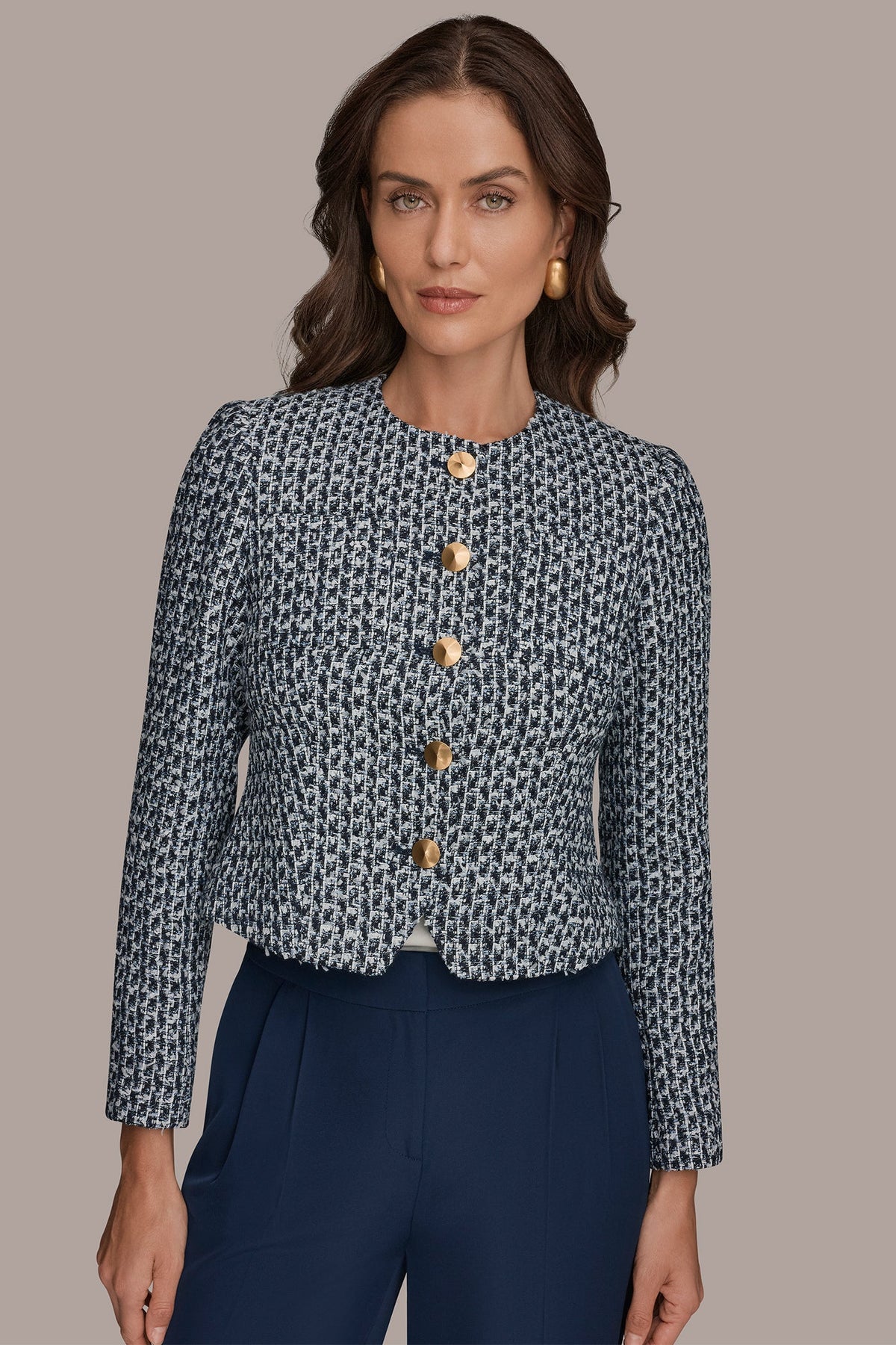 Donna Karan TWEED LADY JACKET