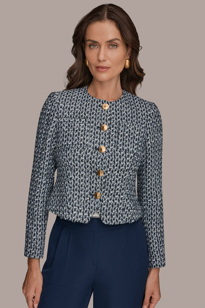 Donna Karan TWEED LADY JACKET