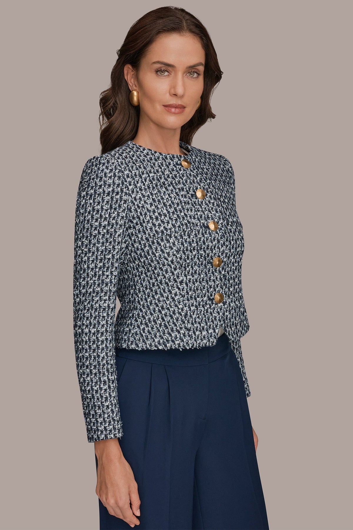 Donna Karan TWEED LADY JACKET