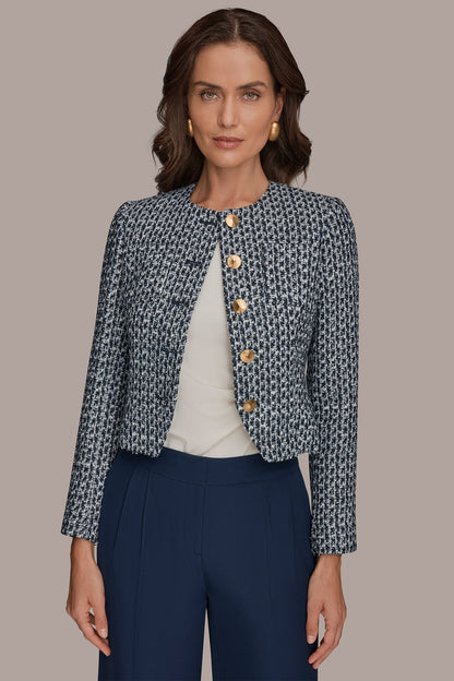 Donna Karan TWEED LADY JACKET