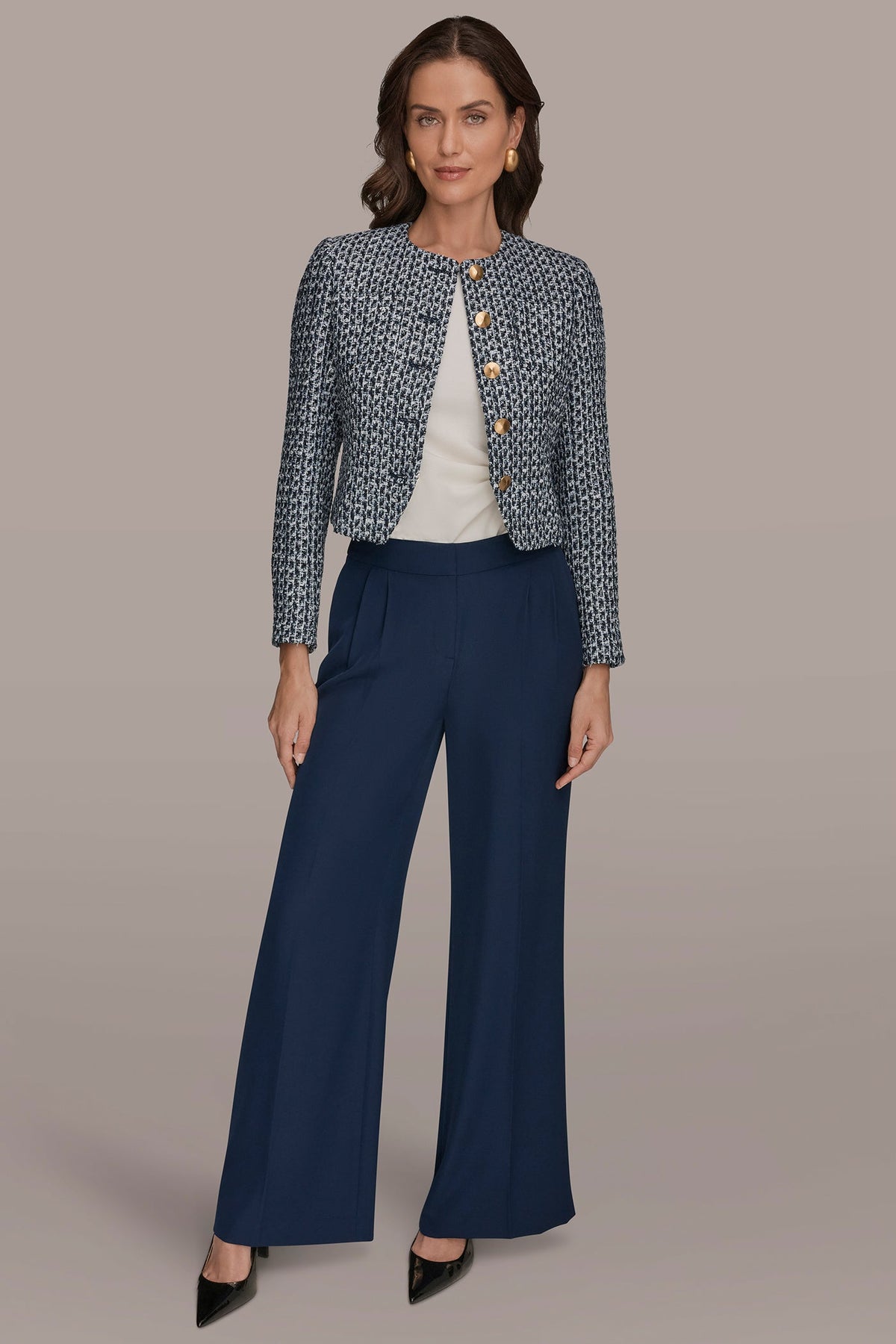 Donna Karan TWEED LADY JACKET