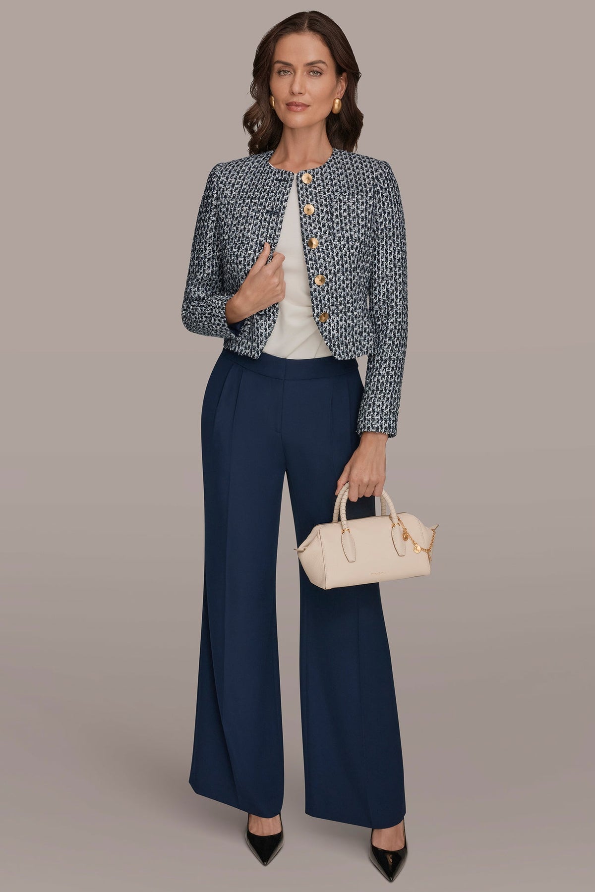 Donna Karan TWEED LADY JACKET