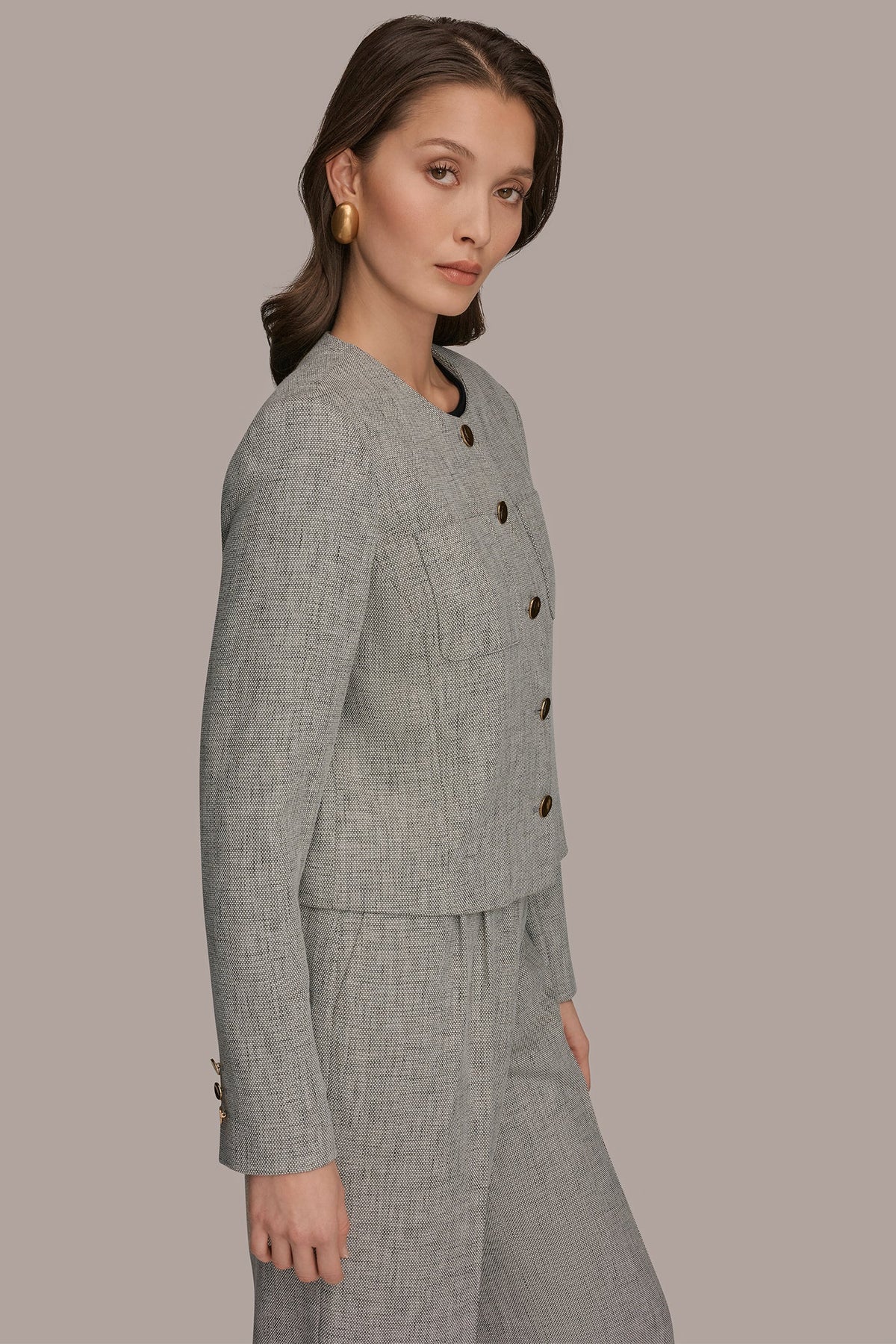 Donna Karan CROPPED LADY JACKET