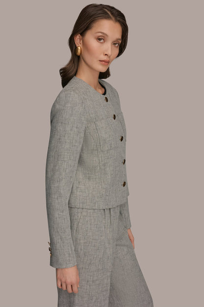 Donna Karan CROPPED LADY JACKET