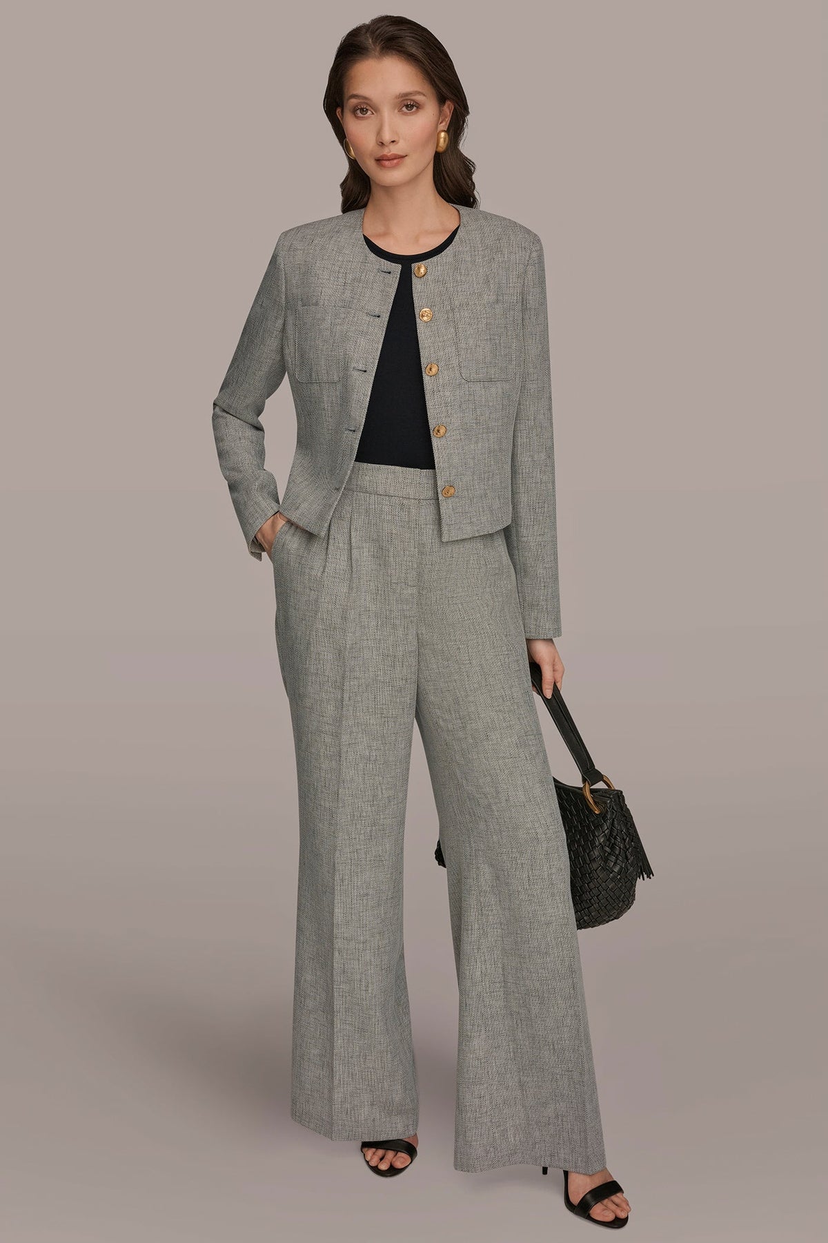 Donna Karan CROPPED LADY JACKET